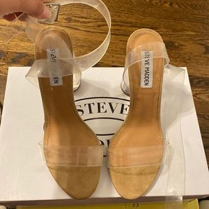 Steven Madden Clear heels